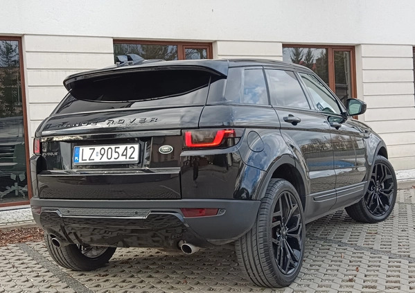 Land Rover Range Rover Evoque cena 116500 przebieg: 88000, rok produkcji 2018 z Łódź małe 704